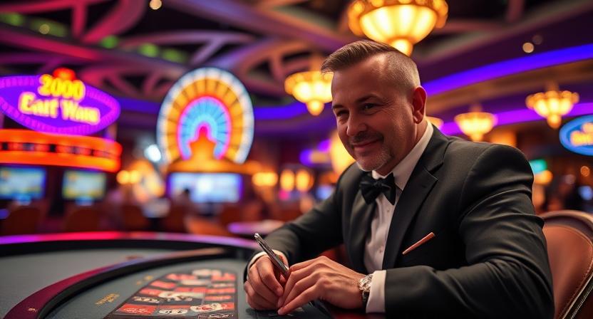 Immersive lounge-style interface of WZZBET casino