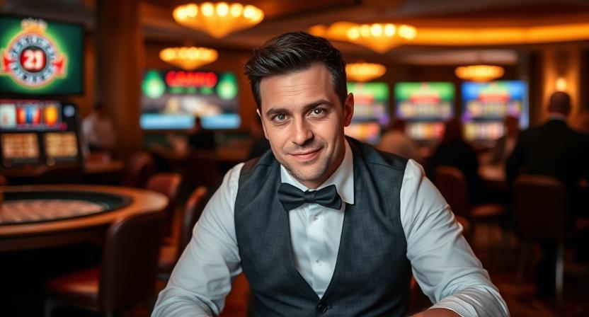 Live dealers and slot thrills at WZZBET casino